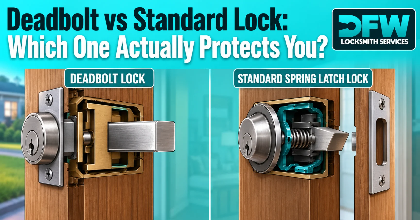 Deadbolt vs Standard Lock: Which One Actually Protects Your Home?